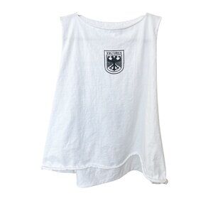 Vultures Kanye West White Muscle Tee Cut Off Band Merch Ye - Size 3